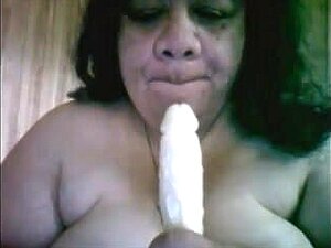 BBW follando un pepino