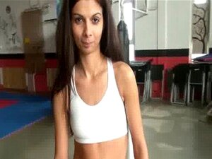 Super tight amateur gym trainer all holes railed for money