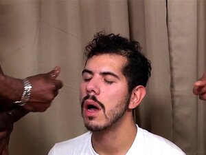bearded black guy fucks latino twink gay porn